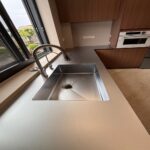 Stainless Steel Cabinets & Solid-Surface Countertops Custom Stainless Steel Cabinets & Solid-Surface Countertops